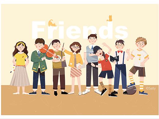 We are friends~