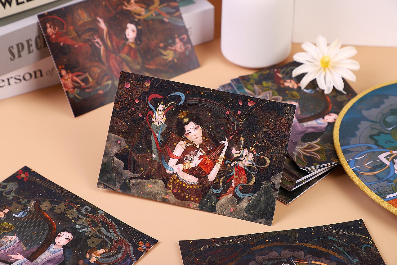 古风系列插画《合笙之歌》（图ZMjcyMTk4MTIw） - 艺术插画 - 站酷设计师卷卷渔原创素材 - 站酷ZCOOL