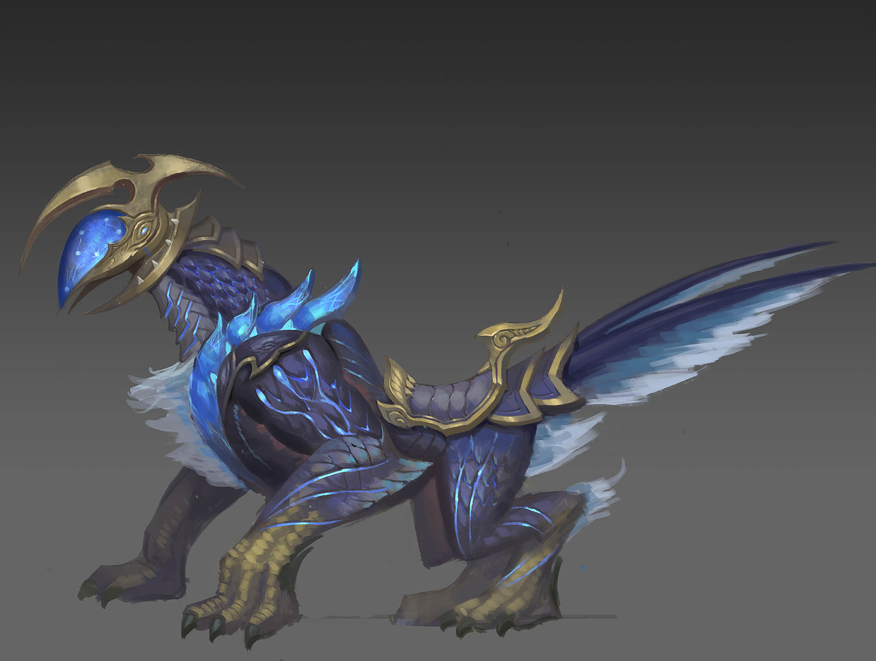 坐骑设计|插画|游戏原画|咕噜牛dzf_原创作品-站酷zcool