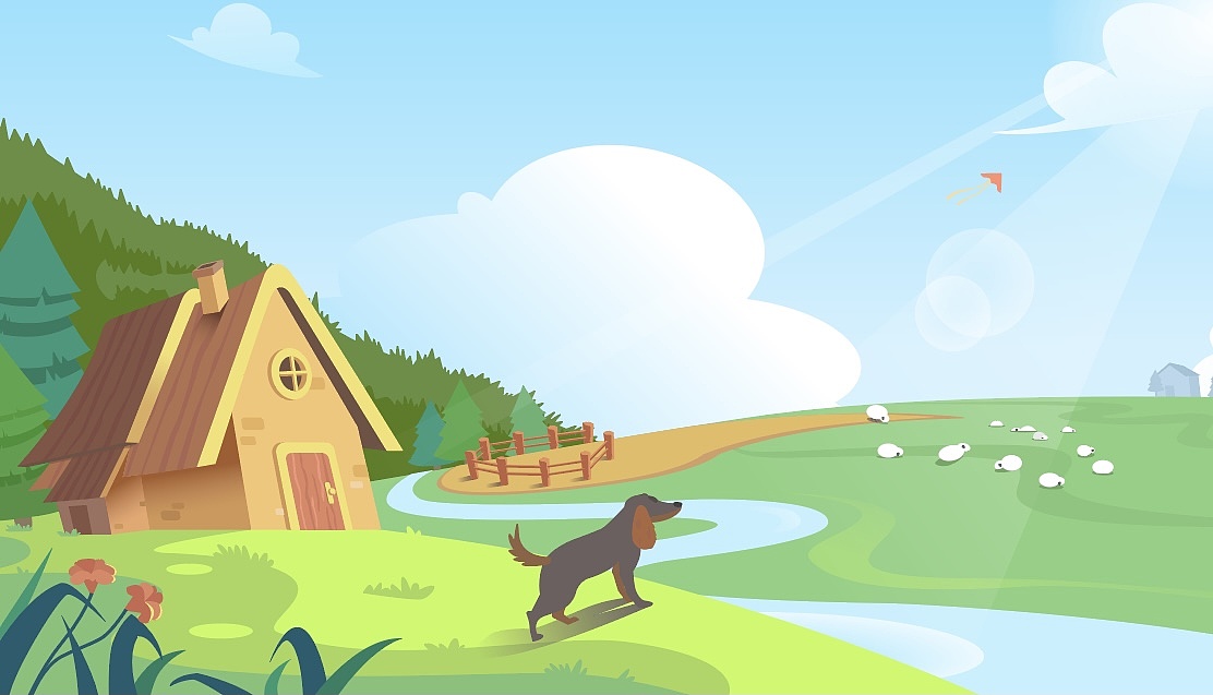 农场外景-儿童插画练习|插画|儿童插画|leaaaaah - 原创作品 - 站酷