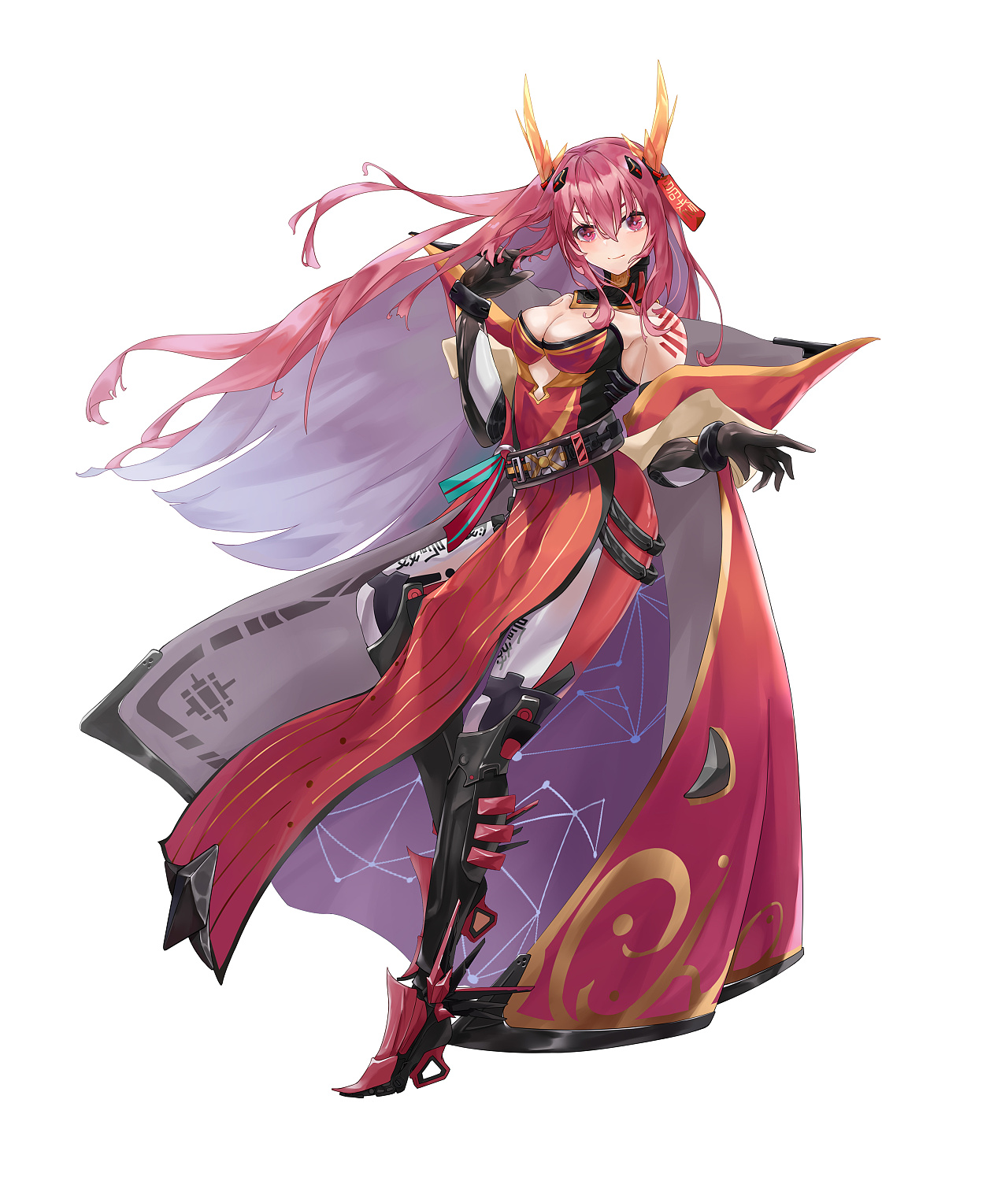 以星宿,国风为主题的赛博朋克风格少女广州 | 