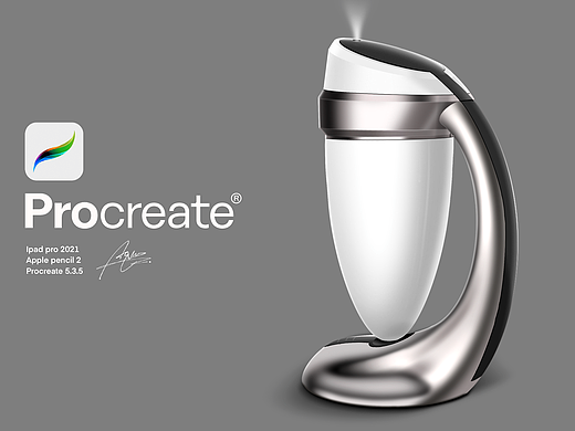 用Procreate去表达产品效果应该不难吧？