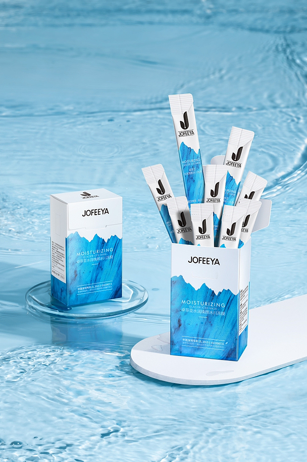 修图案例分享丨化妆品丨卓飞亚冰川冻膜