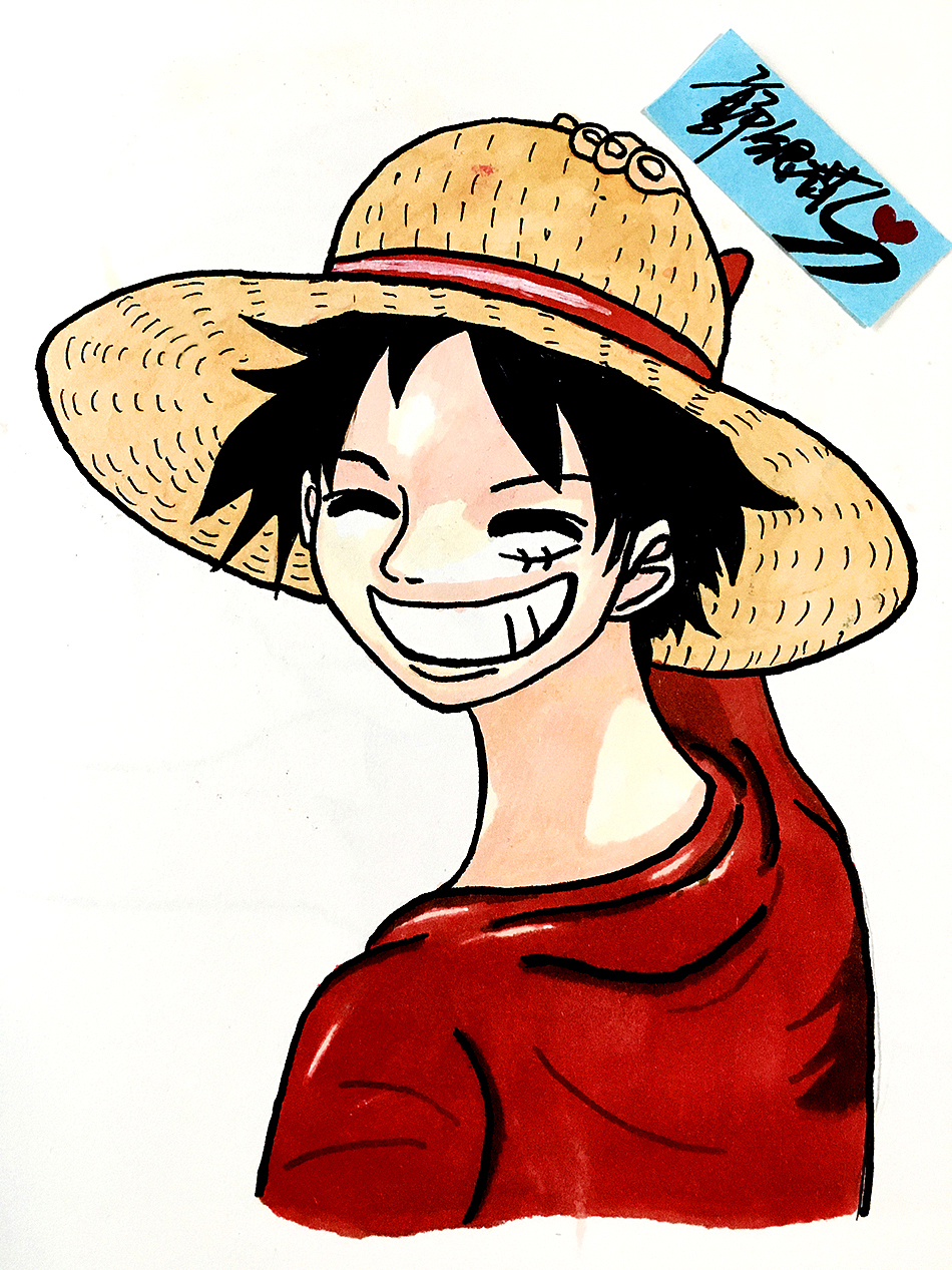 【手绘海贼王】路飞的每一次变强都是为了守护小伙伴们