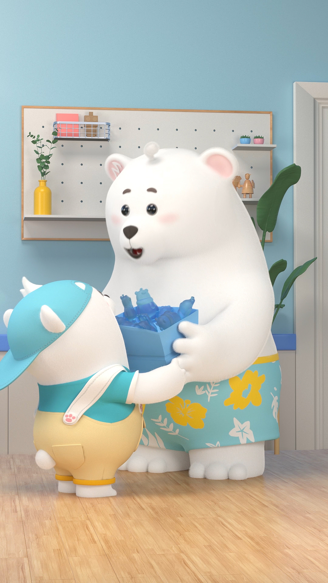 美的熊小美一家夏日度假篇