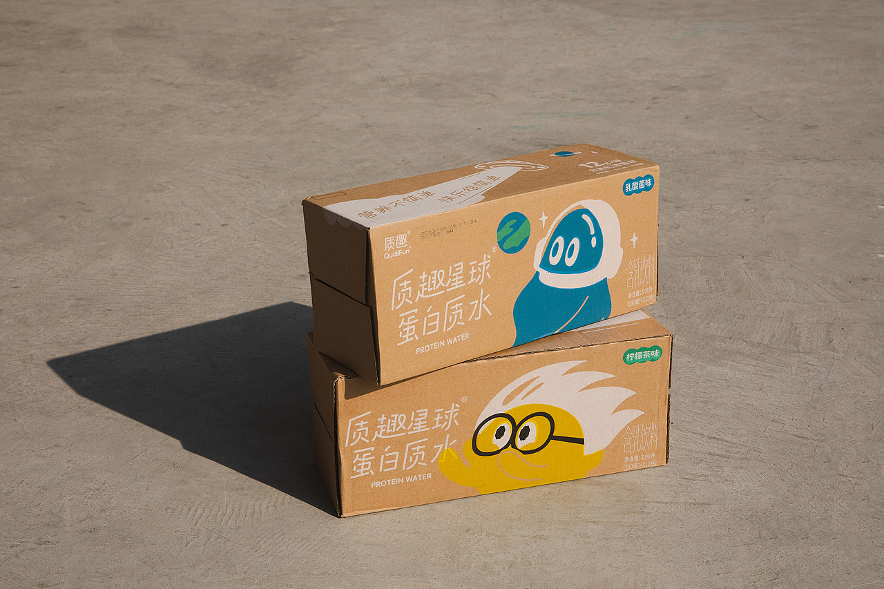质趣QualiFun蛋白质水|包装与周边设计