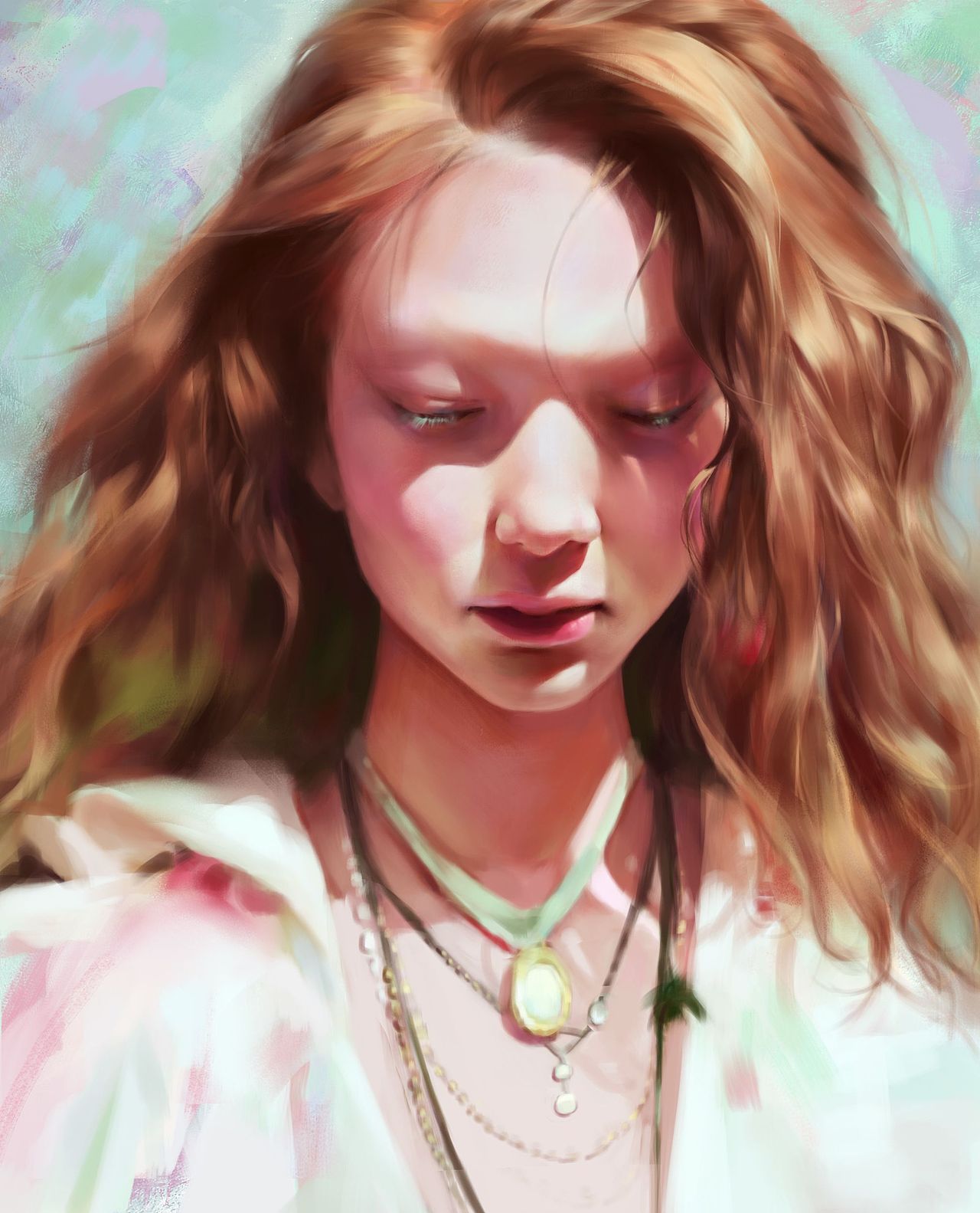 写实头像（图ZMjI3MDg1NjM2） - 商业插画 - 站酷设计师花生牛奶yel原创素材 - 站酷ZCOOL