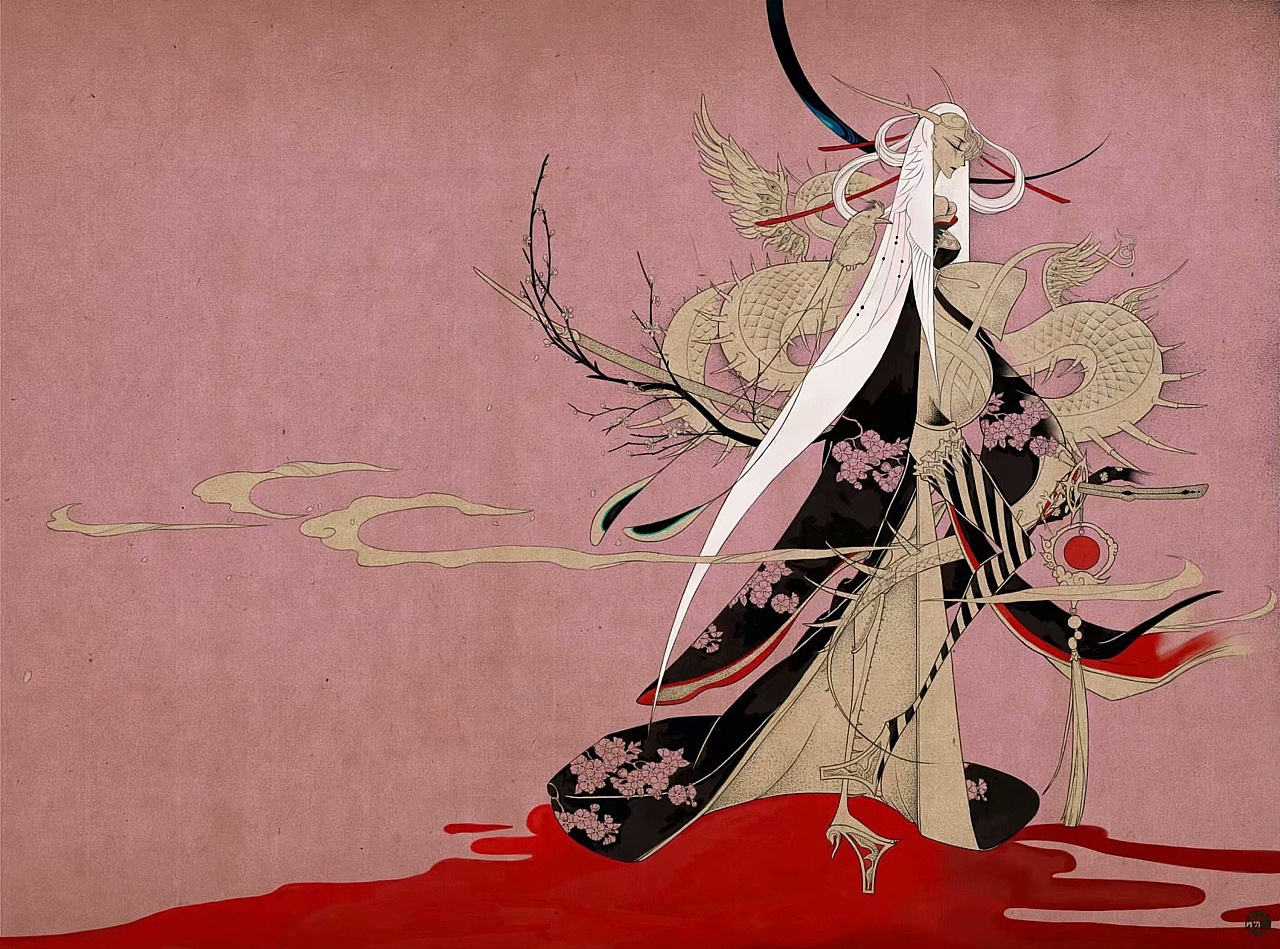 2019到2021年作品选（图ZMjg5OTQ2NDg4） - 艺术插画 - 站酷设计师___忧原创素材 - 站酷ZCOOL