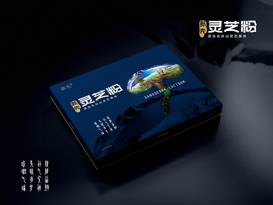 新先灵芝包装设计