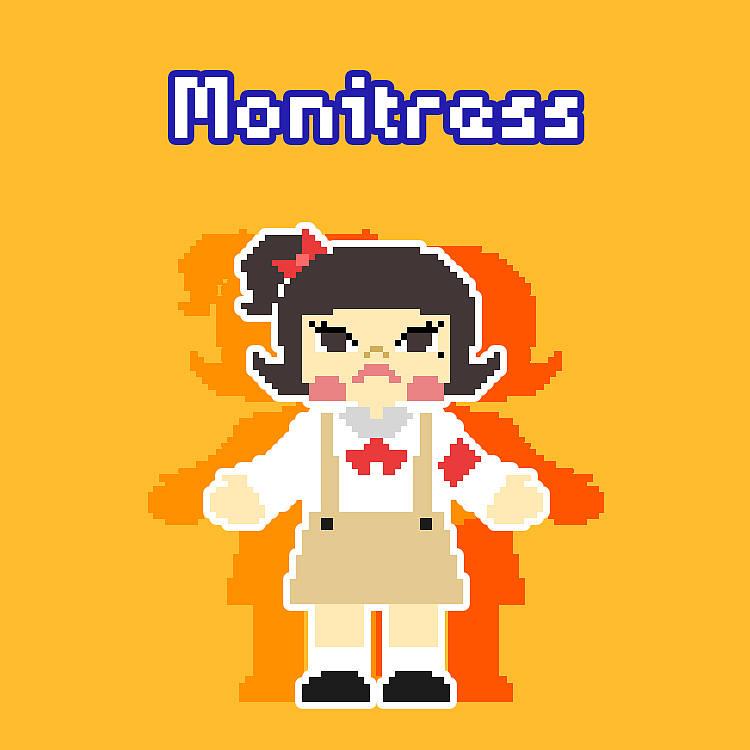 Molly校园系列 像素画（图ZMTUyMzgzMjAw） - 图案 - 站酷设计师yuku_n原创素材 - 站酷ZCOOL