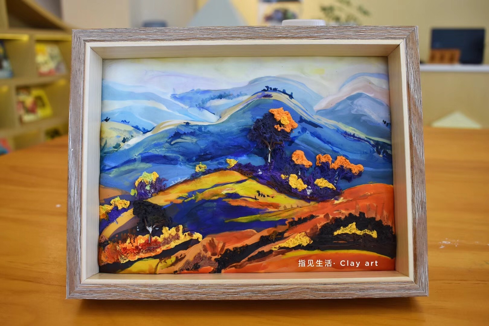粘土浮雕画