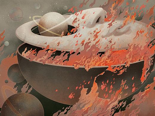 宇宙尘埃贫瘠的燃烧#1