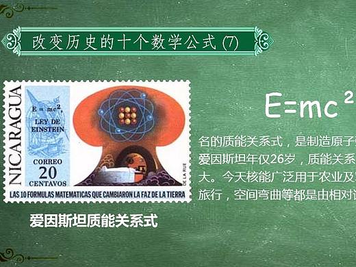 改变历史的十个数学公式-许昌学院数学系banner设计