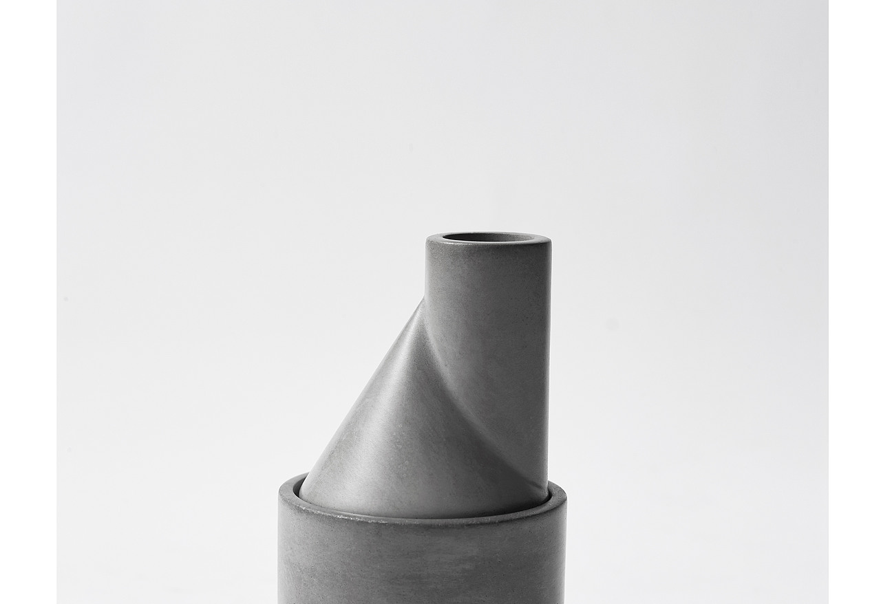 尘市集|水泥香器烟囱混凝土桌面收纳摆件创意外形设计|工业/产品|生活