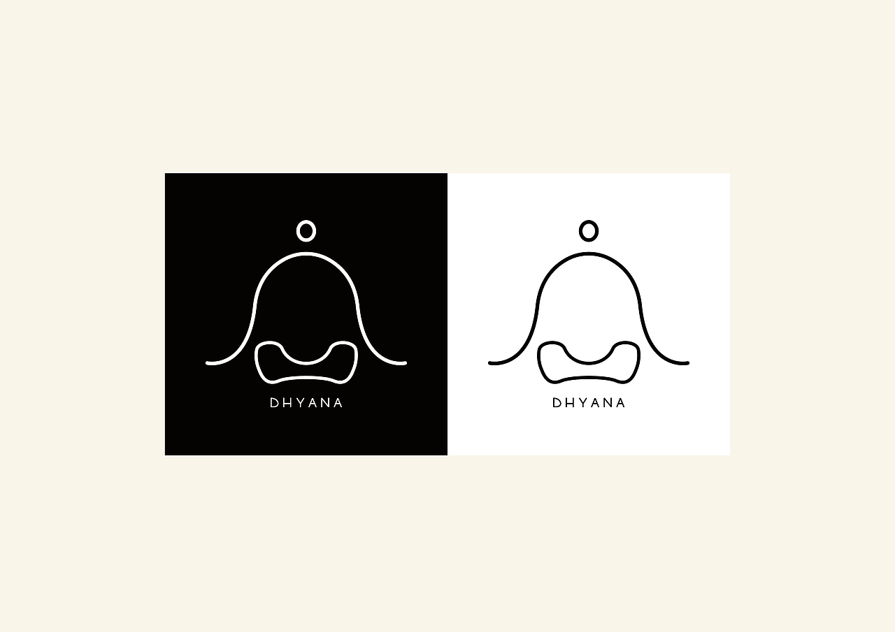 冥想椅子logo设计
