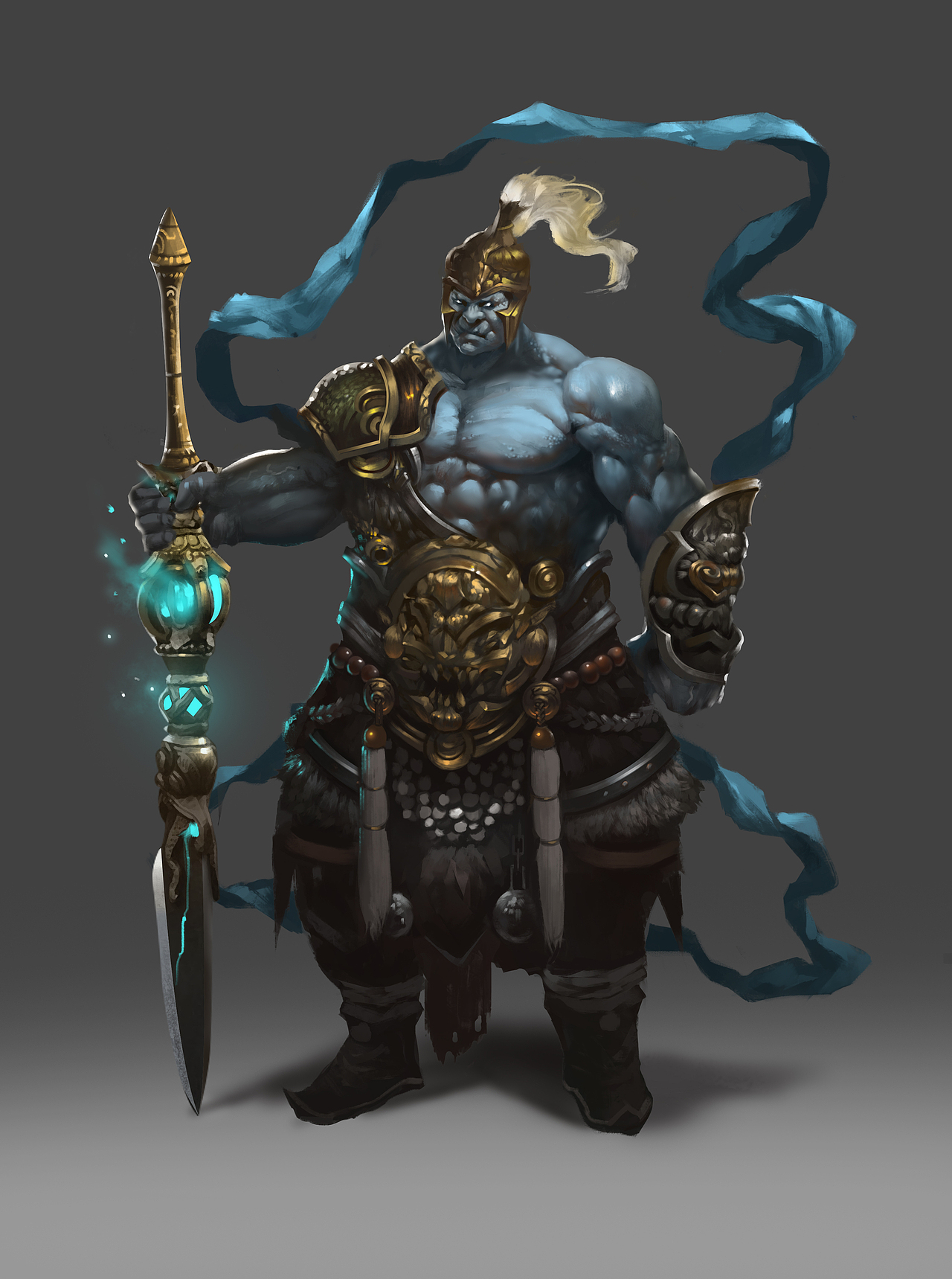 巨灵神|插画|游戏原画|画画的田园猫_原创作品-站酷zcool