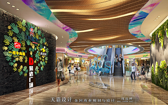 安徽美食广场项目方可参考的设计效果图