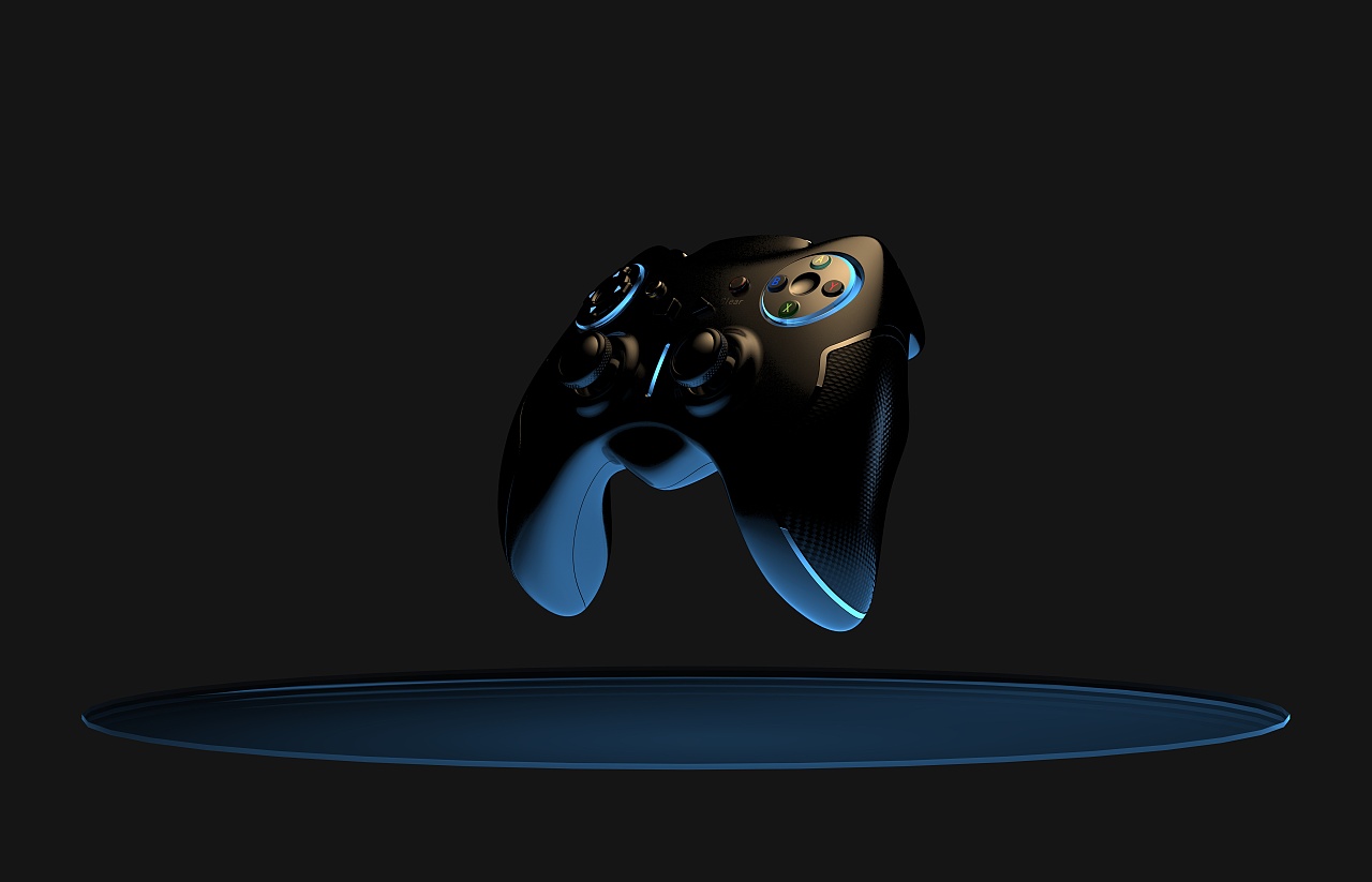 游戏手柄渲染练习keyshot60