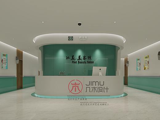 美容院项目效果图表现二楼大厅