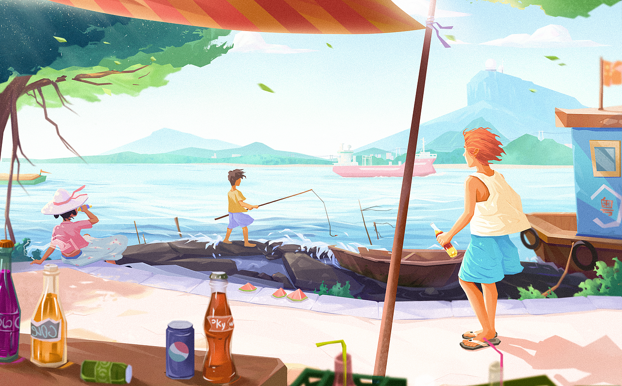 夏（图ZMjUwNDUwODMy） - 创作习作 - 站酷设计师榕树守护者原创素材 - 站酷ZCOOL