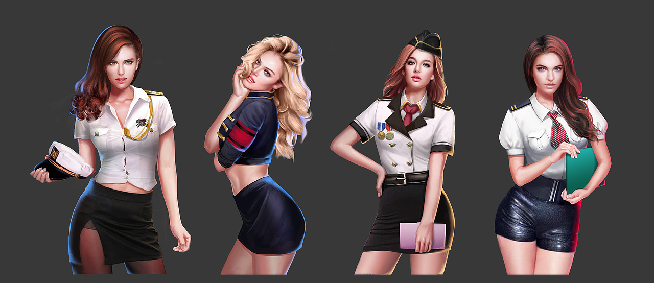 超级舰队宣传图人物