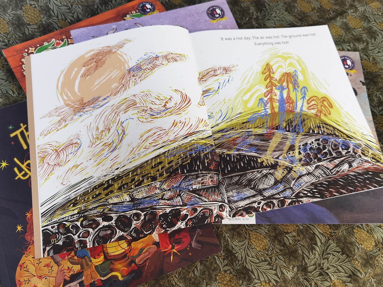 《The Thirsty Crow》版画插图（图ZMjY0MDQwODEy） - 儿童插画 - 站酷设计师厚切三文鱼原创素材 - 站酷ZCOOL