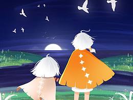 畫(huà)個(gè)光遇小插畫(huà)