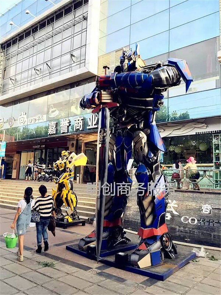 广西大型变形金刚大黄蜂擎天柱模型租赁厂家一手资源