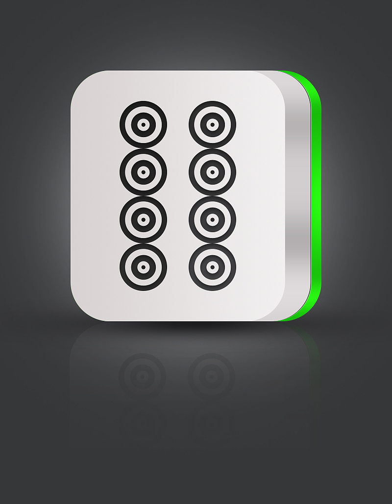 UI图标练习-麻将（图ZNzEyMjA3ODA=） - 图标 - 站酷设计师QH那年匆匆原创素材 - 站酷ZCOOL