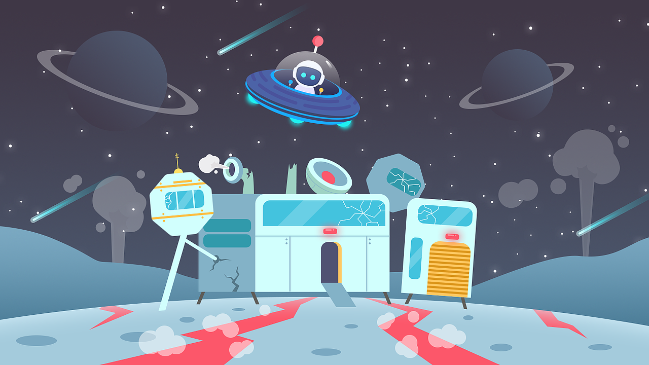 编程机器人UI界面（图ZMTQ2ODY0OTI4） - APP界面 - 站酷设计师穗Young原创素材 - 站酷ZCOOL