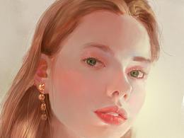 一个头像（画照片）