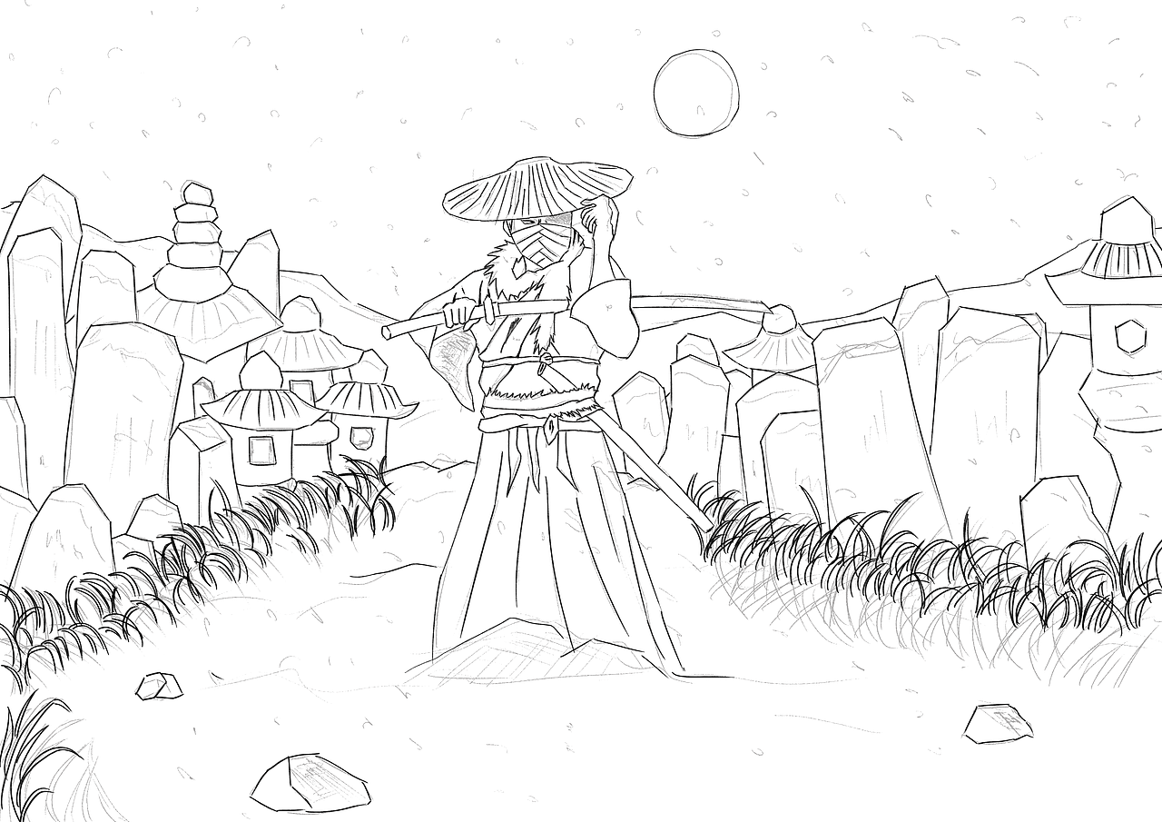 刃口鉤雪月，煞去如流星（圖ZMzQzNDQ2MTg0） - 創(chuàng)作習(xí)作 - 站酷設(shè)計師不用解釋原創(chuàng)素材 - 站酷ZCOOL