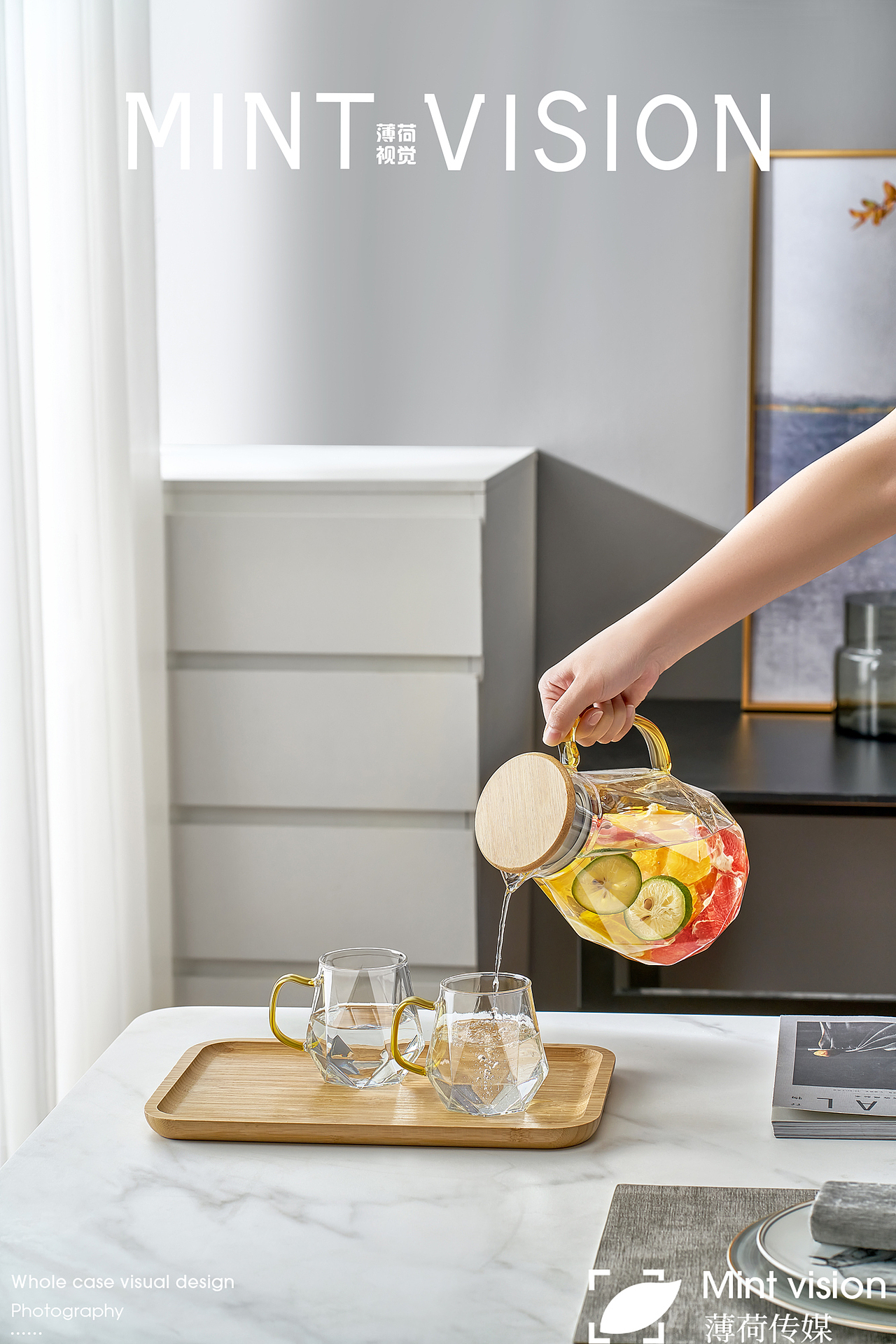 钻石冷水壶&薄荷视觉（图ZMjYwMTAzMDg4） - 产品摄影 - 站酷设计师bohe摄影视觉原创素材 - 站酷ZCOOL