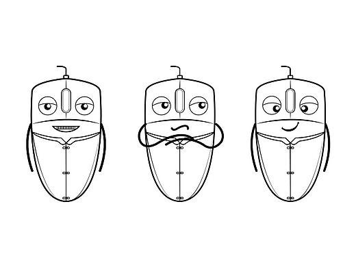鼠標(biāo)小兄弟（個(gè)人主頁(yè)-ZMjUzOTUxMjg=） - 創(chuàng)作習(xí)作 - 站酷設(shè)計(jì)師蘇門(mén)居士原創(chuàng)素材 - 站酷ZCOOL