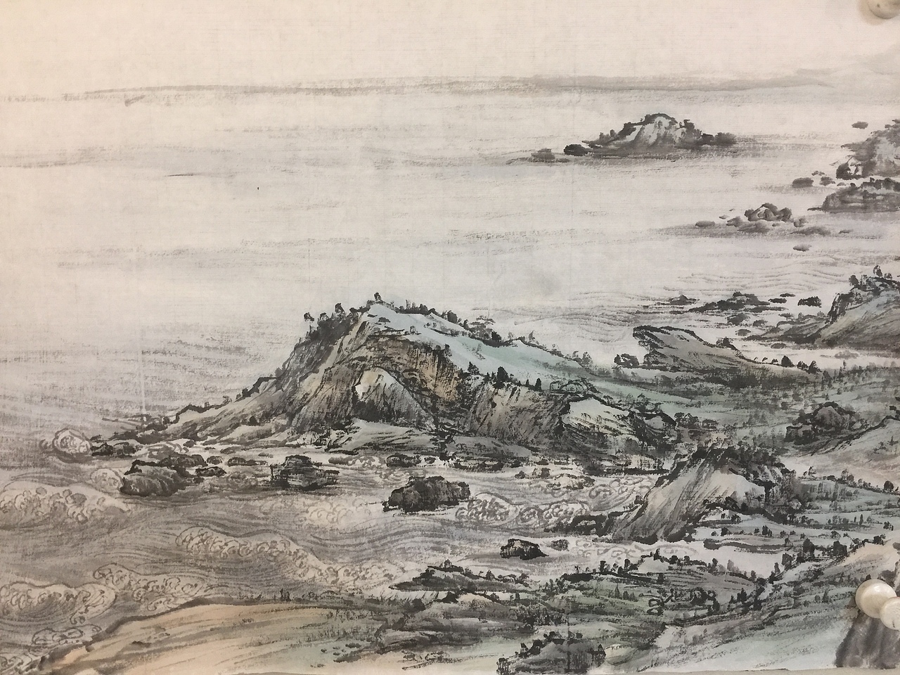 国画写生，崂山仰口，提名－海纳百川（图ZOTE3ODcxMDg=） - 绘画 - 站酷设计师l784028626原创素材 - 站酷ZCOOL