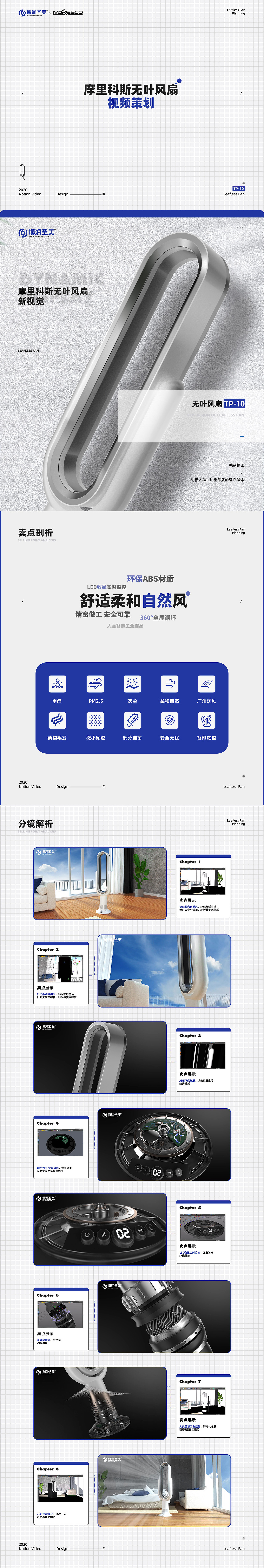 博润圣美 【MORESCO】无叶风扇产品三维动画短片