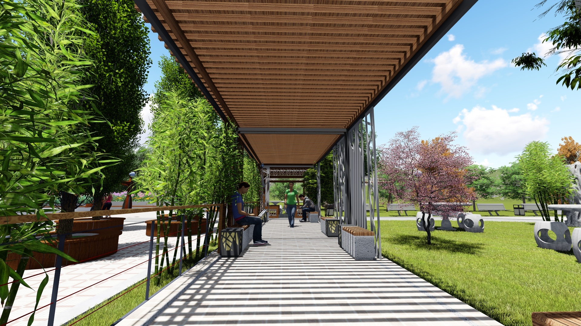 校园绿化|空间|景观设计|吴安静 - 原创作品 - 站酷 (zcool)