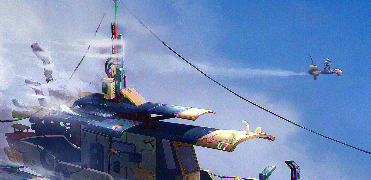 【无水印版】学生作品————欧美风飞船原画设定（图ZNDc1NzM2OTY=） - 商业插画 - 站酷设计师XR异创神CG学院原创素材 - 站酷ZCOOL