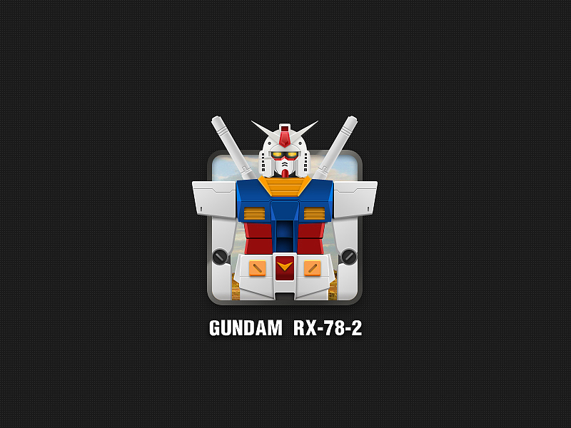 GUNDAM RX-78-2（图ZMjIzOTE3NTI=） - 图标 - 站酷设计师wingfengbin原创素材 - 站酷ZCOOL