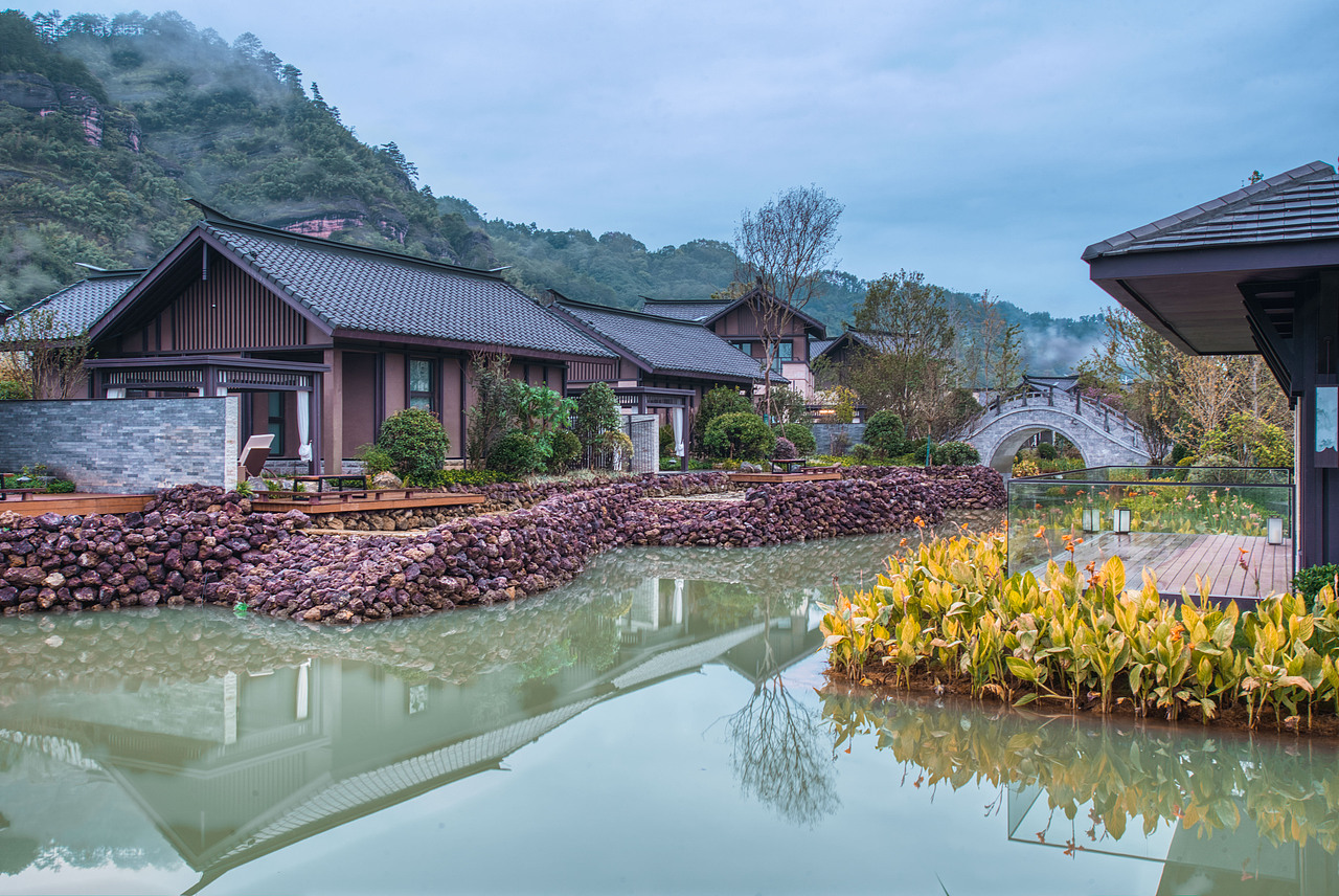 建筑景观摄影-武夷山世茂御蓉酒店（图ZMjMwODkzNjMy） - 环境/建筑摄影 - 站酷设计师recobalyll原创素材 - 站酷ZCOOL