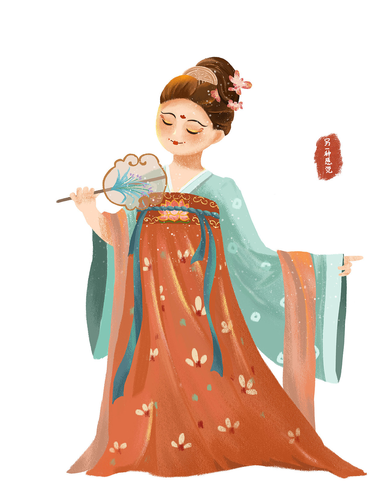 唐风小人物|插画|创作习作|另一种感觉吖_原创作品-站酷zcool