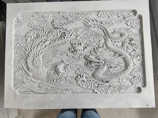 龙凤呈祥浮雕工艺欣赏