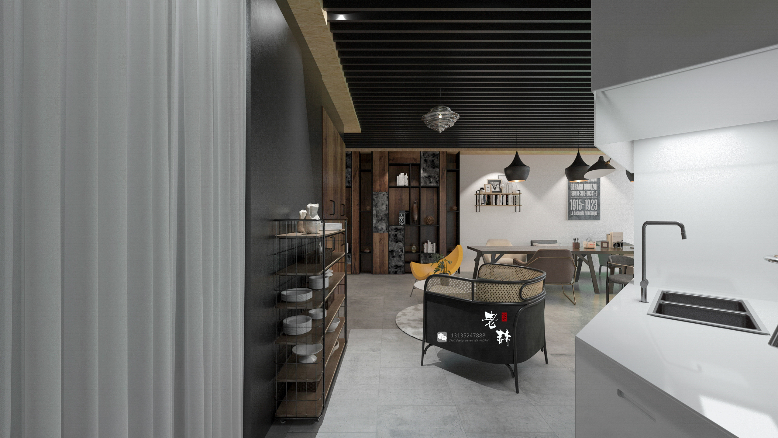 宇洋西海工业风工作室