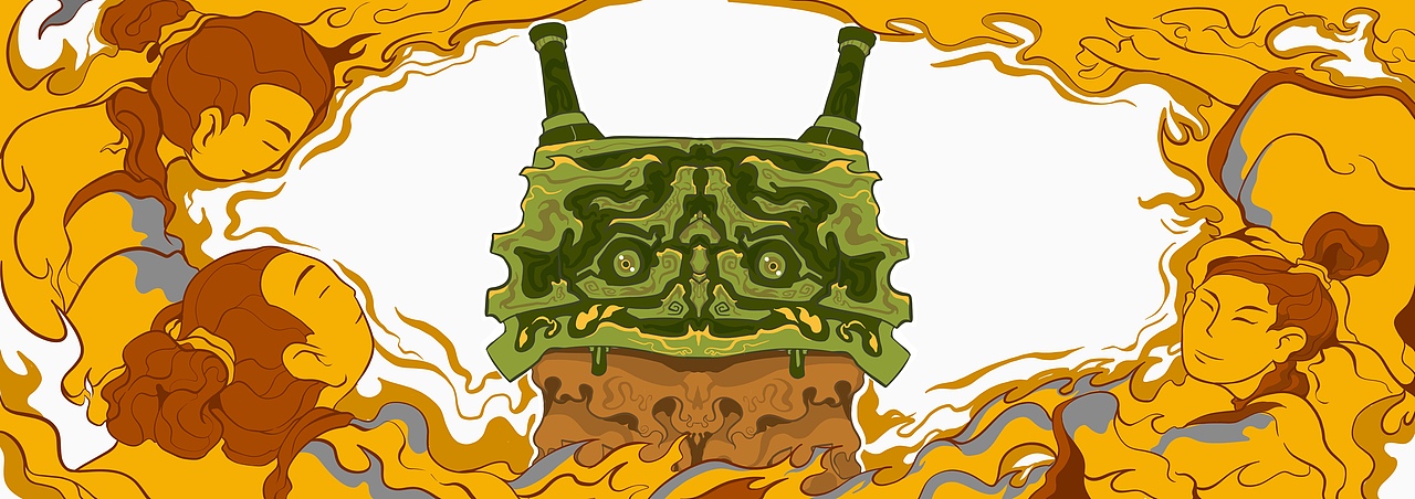 去范打磨 等浇铸的铜液完全冷却之后将外范打碎，取出里面的器物进行打磨之后，最终完成了精美的青铜器。