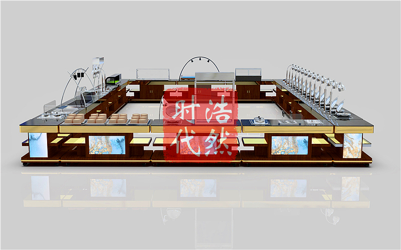 自助餐台图片