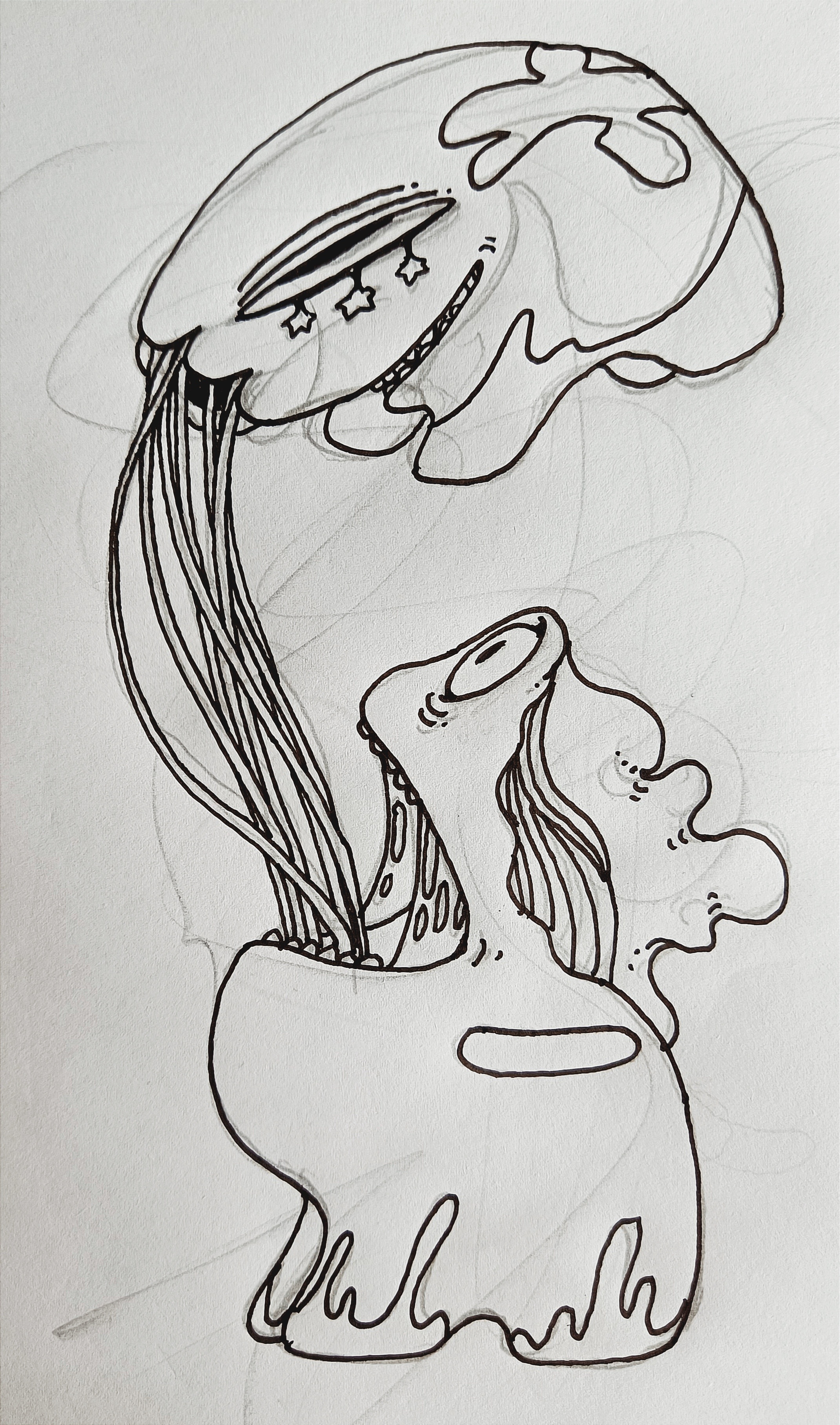 无约束的线条中找到自己心中的童趣|插画|创作习作|溪源 - 原创作品