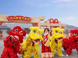 尼山圣境 新春美陈小品文旅包装 3D平面制作文件