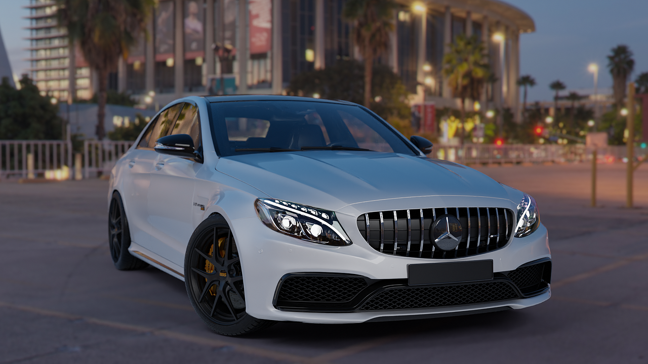 benz c63 动画练习