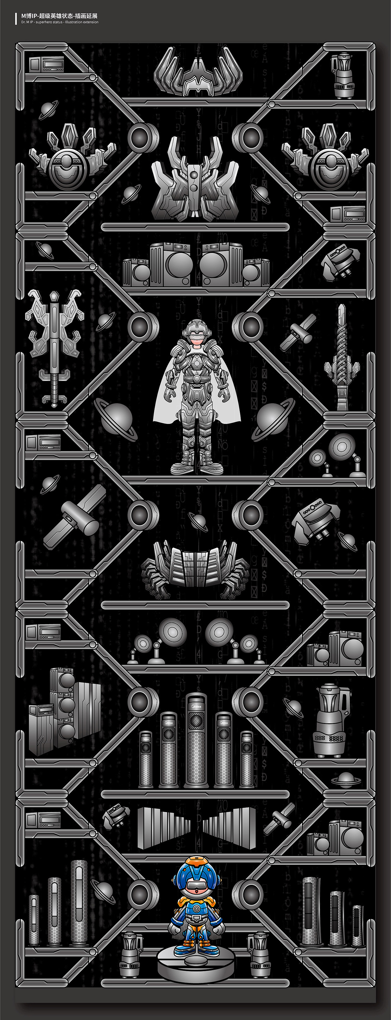 美的集团M博IP形象设计（图ZMjM0MjYyOTM2） - IP形象 - 站酷设计师设计lei原创素材 - 站酷ZCOOL