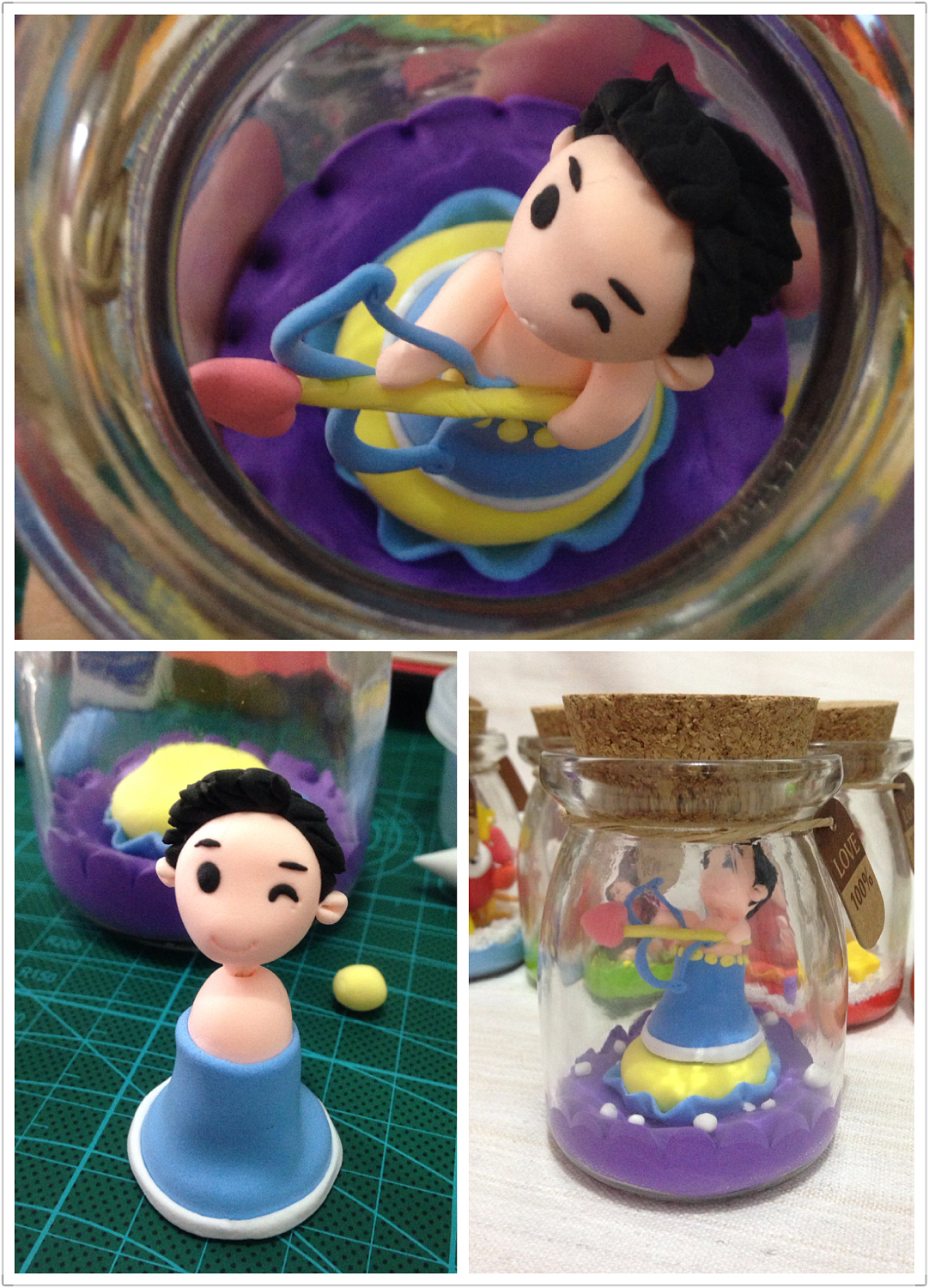 瓶中世界星座粘土（圖ZMjIyNzg0MDA=） - 手辦/模玩 - 站酷設(shè)計(jì)師嚴(yán)聆原創(chuàng)素材 - 站酷ZCOOL